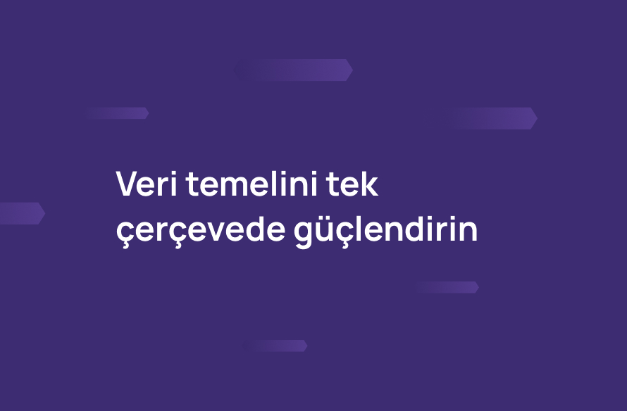 Veri temelini tek çerçevede güçlendirin
